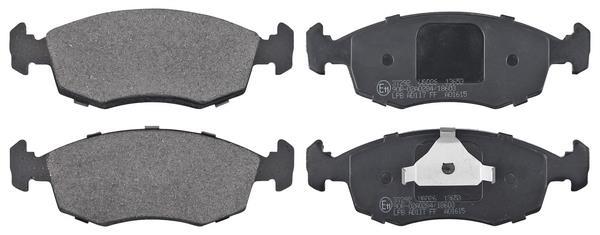 Jogo de 4 pastilhas de travão A.B.S. ALL BRAKE SYSTEMS BV. ref. 37292