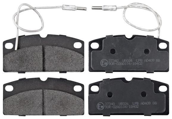 Jogo de 4 pastilhas de travão A.B.S. ALL BRAKE SYSTEMS BV. ref. 37340
