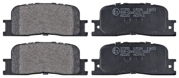 Jogo de 4 pastilhas de travão A.B.S. ALL BRAKE SYSTEMS BV. ref. 37355