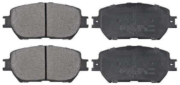 Jogo de 4 pastilhas de travão A.B.S. ALL BRAKE SYSTEMS BV. ref. 37356
