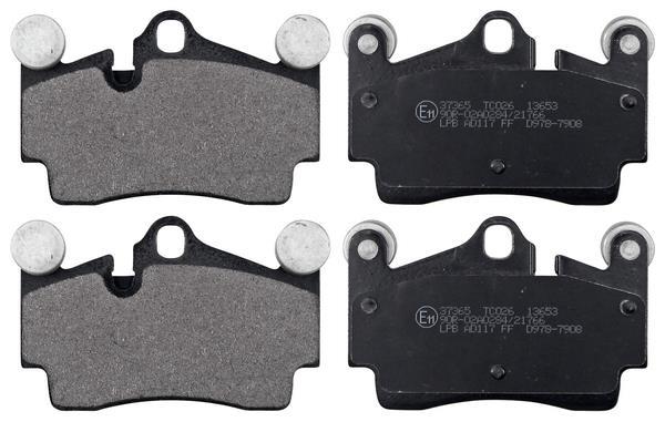 Jogo de 4 pastilhas de travão A.B.S. ALL BRAKE SYSTEMS BV. ref. 37365