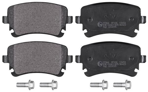 Jogo de 4 pastilhas de travão A.B.S. ALL BRAKE SYSTEMS BV. ref. 37366