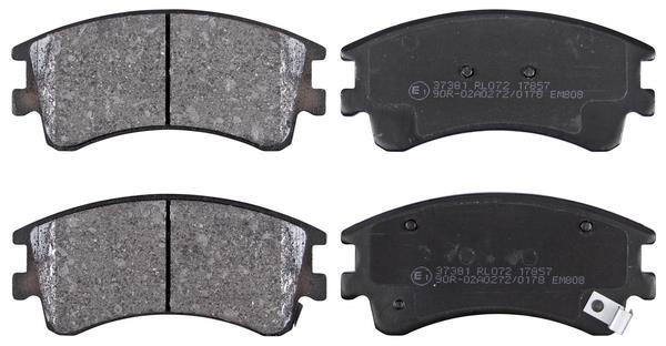 Jeu de 4 plaquettes de frein A.B.S. ALL BRAKE SYSTEMS BV. ref. 37381