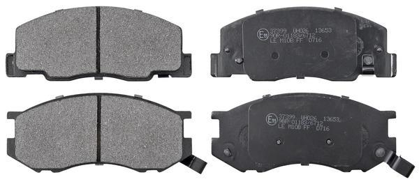 Jogo de 4 pastilhas de travão A.B.S. ALL BRAKE SYSTEMS BV. ref. 37399