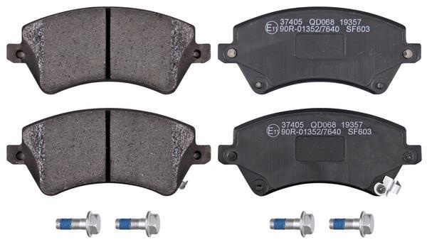Jogo de 4 pastilhas de travão A.B.S. ALL BRAKE SYSTEMS BV. ref. 37405