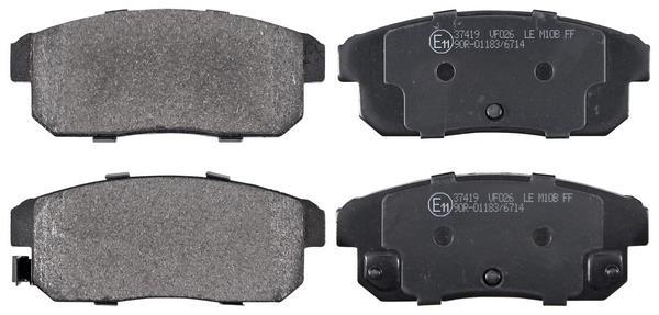 Jogo de 4 pastilhas de travão A.B.S. ALL BRAKE SYSTEMS BV. ref. 37419