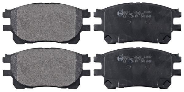 Jogo de 4 pastilhas de travão A.B.S. ALL BRAKE SYSTEMS BV. ref. 37421