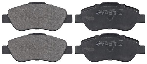 Jeu de 4 plaquettes de frein A.B.S. ALL BRAKE SYSTEMS BV. 37439