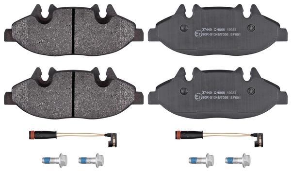 Jeu de 4 plaquettes de frein A.B.S. ALL BRAKE SYSTEMS BV. 37449