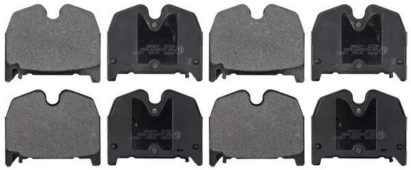 Jogo de 4 pastilhas de travão A.B.S. ALL BRAKE SYSTEMS BV. ref. 37455