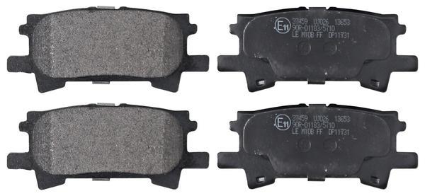 Jogo de 4 pastilhas de travão A.B.S. ALL BRAKE SYSTEMS BV. ref. 37459
