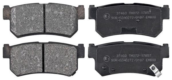 Jogo de 4 pastilhas de travão A.B.S. ALL BRAKE SYSTEMS BV. ref. 37460
