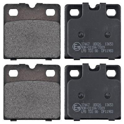 Jogo de 4 pastilhas de travão A.B.S. ALL BRAKE SYSTEMS BV. ref. 37467
