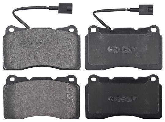 Jogo de 4 pastilhas de travão A.B.S. ALL BRAKE SYSTEMS BV. ref. 37486