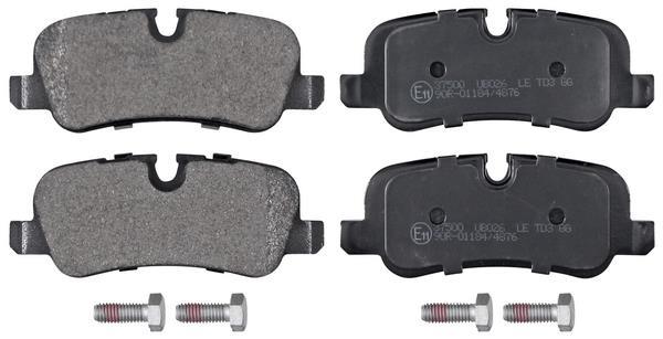 Jogo de 4 pastilhas de travão A.B.S. ALL BRAKE SYSTEMS BV. ref. 37500