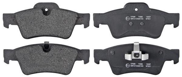 Jogo de 4 pastilhas de travão A.B.S. ALL BRAKE SYSTEMS BV. ref. 37509