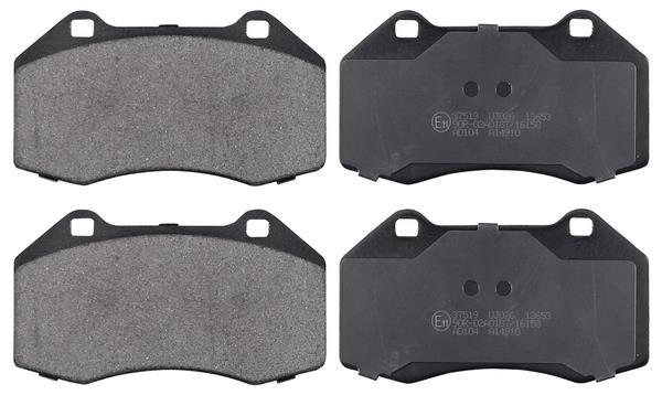 Jogo de 4 pastilhas de travão A.B.S. ALL BRAKE SYSTEMS BV. ref. 37519