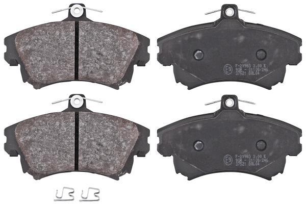Jogo de 4 pastilhas de travão A.B.S. ALL BRAKE SYSTEMS BV. ref. 37521
