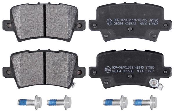 Jogo de 4 pastilhas de travão A.B.S. ALL BRAKE SYSTEMS BV. ref. 37530