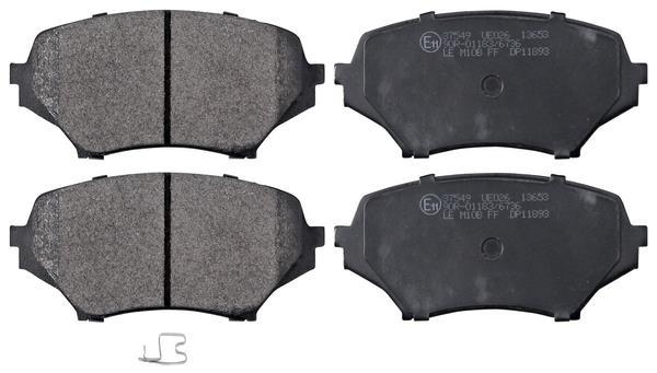 Jogo de 4 pastilhas de travão A.B.S. ALL BRAKE SYSTEMS BV. ref. 37549