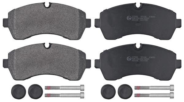 Jeu de 4 plaquettes de frein A.B.S. ALL BRAKE SYSTEMS BV. 37552