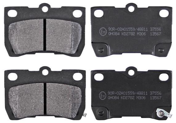 Jogo de 4 pastilhas de travão A.B.S. ALL BRAKE SYSTEMS BV. ref. 37556