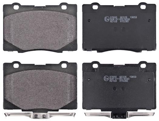 Jogo de 4 pastilhas de travão A.B.S. ALL BRAKE SYSTEMS BV. ref. 37600