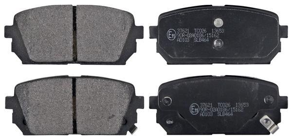 Jogo de 4 pastilhas de travão A.B.S. ALL BRAKE SYSTEMS BV. ref. 37621