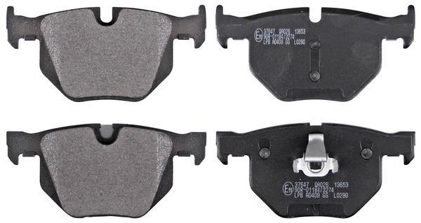 Jeu de 4 plaquettes de frein A.B.S. ALL BRAKE SYSTEMS BV. 37647