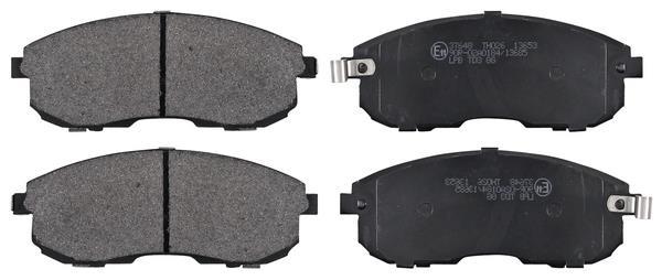 Jeu de 4 plaquettes de frein A.B.S. ALL BRAKE SYSTEMS BV. ref. 37648