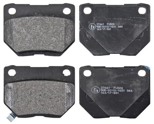 Jogo de 4 pastilhas de travão A.B.S. ALL BRAKE SYSTEMS BV. ref. 37661
