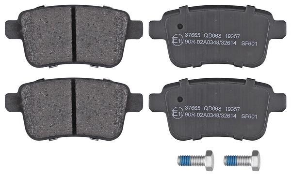 Jogo de 4 pastilhas de travão A.B.S. ALL BRAKE SYSTEMS BV. ref. 37665