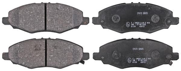 Jogo de 4 pastilhas de travão A.B.S. ALL BRAKE SYSTEMS BV. ref. 37672