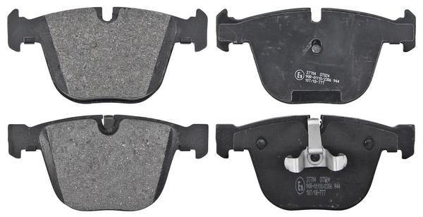Jogo de 4 pastilhas de travão A.B.S. ALL BRAKE SYSTEMS BV. ref. 37704