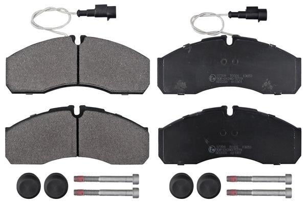 Jogo de 4 pastilhas de travão A.B.S. ALL BRAKE SYSTEMS BV. ref. 37709