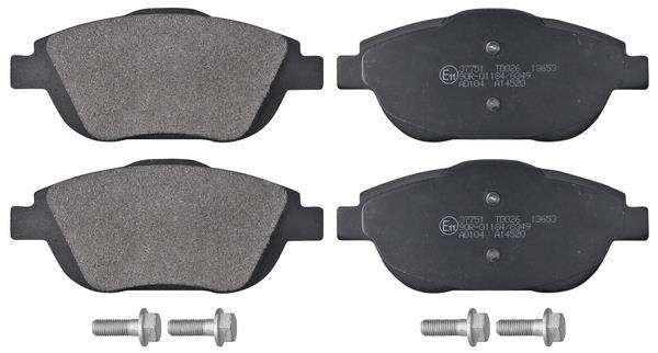 Jogo de 4 pastilhas de travão A.B.S. ALL BRAKE SYSTEMS BV. ref. 37751