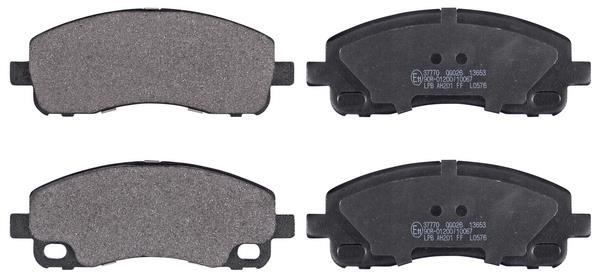 Jeu de 4 plaquettes de frein A.B.S. ALL BRAKE SYSTEMS BV. 37770