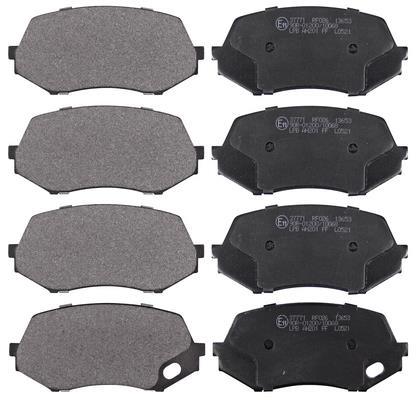 Jeu de 4 plaquettes de frein A.B.S. ALL BRAKE SYSTEMS BV. ref. 37771