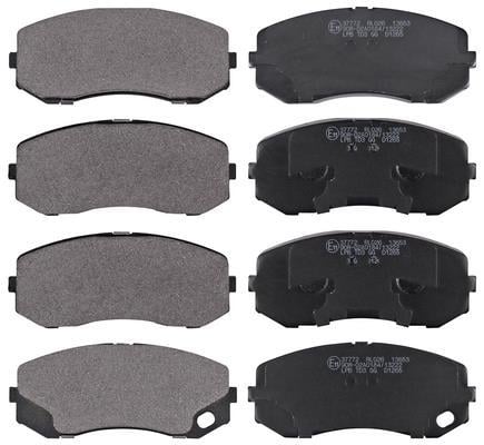 Jeu de 4 plaquettes de frein A.B.S. ALL BRAKE SYSTEMS BV. 37772