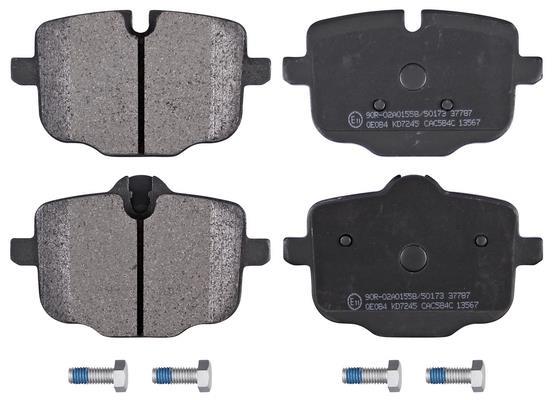 Jeu de 4 plaquettes de frein A.B.S. ALL BRAKE SYSTEMS BV. ref. 37787
