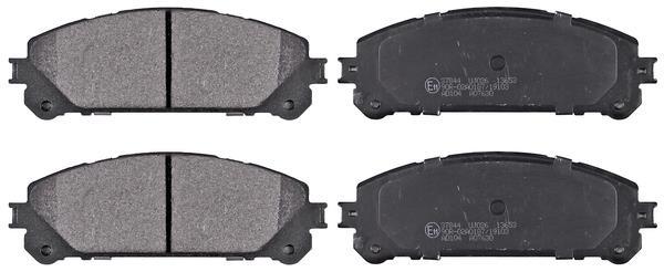 Jeu de 4 plaquettes de frein A.B.S. ALL BRAKE SYSTEMS BV. ref. 37844