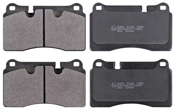 Jogo de 4 pastilhas de travão A.B.S. ALL BRAKE SYSTEMS BV. ref. 37898