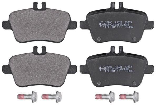 Jogo de 4 pastilhas de travão A.B.S. ALL BRAKE SYSTEMS BV. ref. 37905