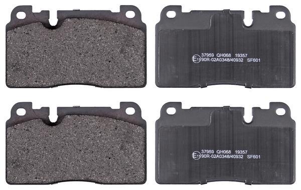 Jeu de 4 plaquettes de frein A.B.S. ALL BRAKE SYSTEMS BV. ref. 37959
