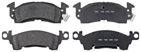 Jogo de 4 pastilhas de travão A.B.S. ALL BRAKE SYSTEMS BV. ref. 38052