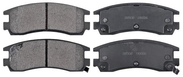 Jeu de 4 plaquettes de frein A.B.S. ALL BRAKE SYSTEMS BV. ref. 38508