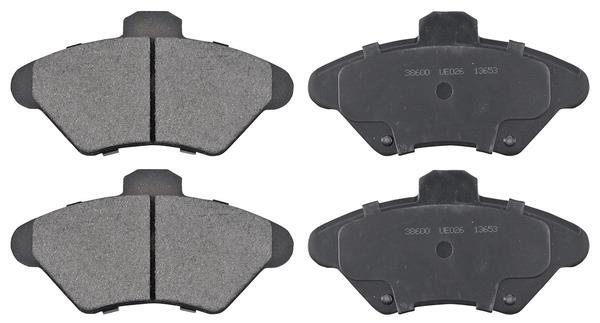 Jogo de 4 pastilhas de travão A.B.S. ALL BRAKE SYSTEMS BV. ref. 38600