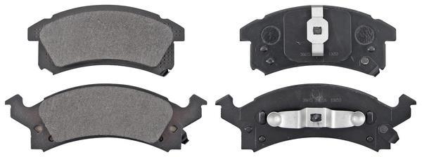 Jogo de 4 pastilhas de travão A.B.S. ALL BRAKE SYSTEMS BV. ref. 38673