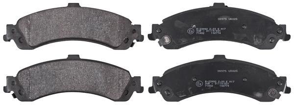 Jogo de 4 pastilhas de travão A.B.S. ALL BRAKE SYSTEMS BV. ref. 38975
