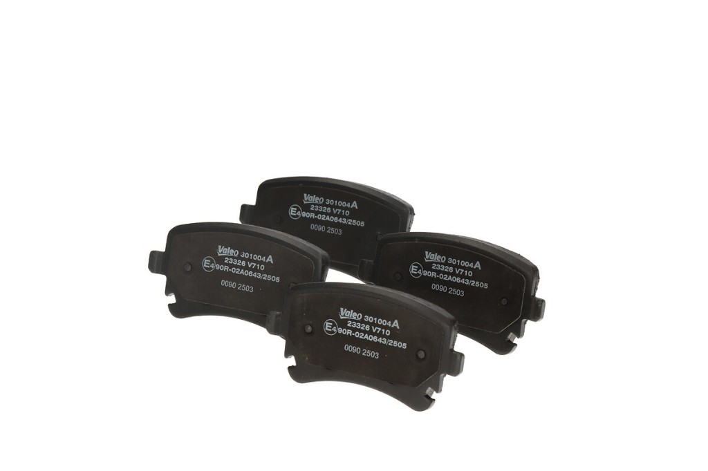 Jeu de 4 plaquettes de frein VALEO ref. 301004A